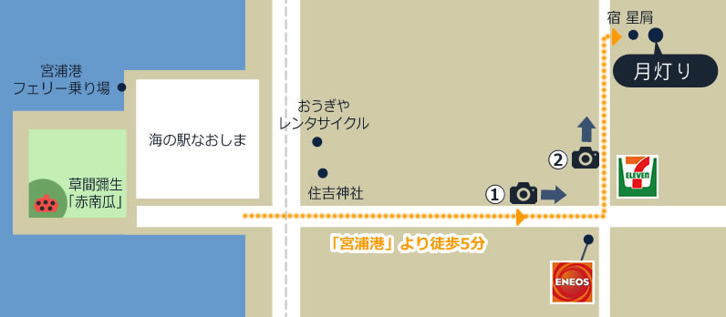 月灯り地図